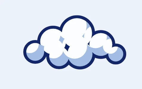 A thinning cloud