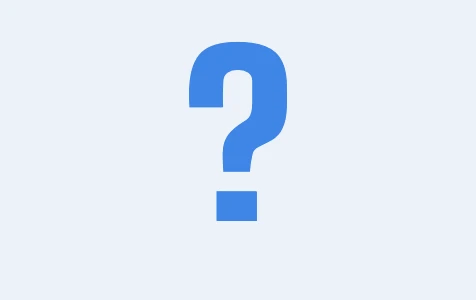 A question mark